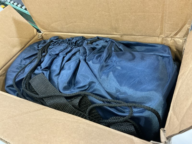 Condition photo showing Good Condition for soundasleep products dream series luxury air mattress, comfortcoil technology, built-in high capacity pump for home, camping- double height, adjustable, inflatable blow up, portable (twin size) twin blue