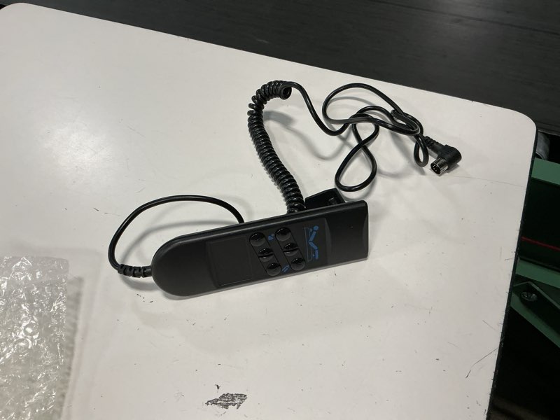 Condition photo showing Good Condition for bed motor hand remote control replacement for okimat ii, 6 button 5 pin remote for okin refined hospital beds