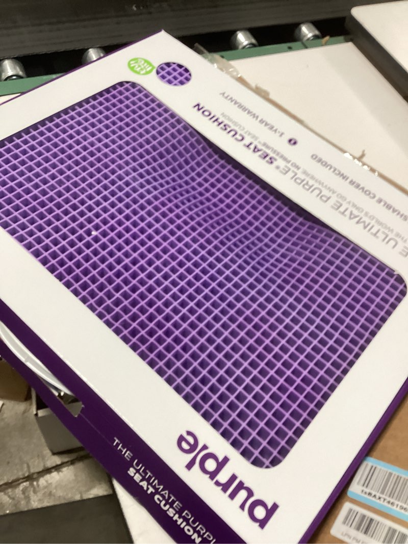 Condition photo showing New/Like New for Purple Ultimate Seat Cushion | Pressure Reducing Grid Designed for Ultimate Comfort | Designed for Gaming | Made in The USA