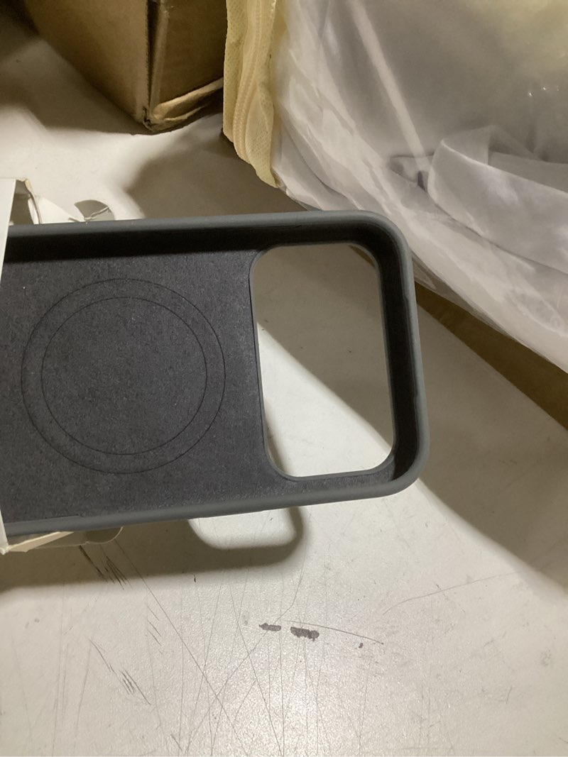 Condition photo showing Good Condition for gonez magnetic for iphone 17 pro max case, compatible with magsafe, [screen protector + camera lens protector], liquid silicone anti-scratch shockproof protective phone case 6.9 inch, dark grey