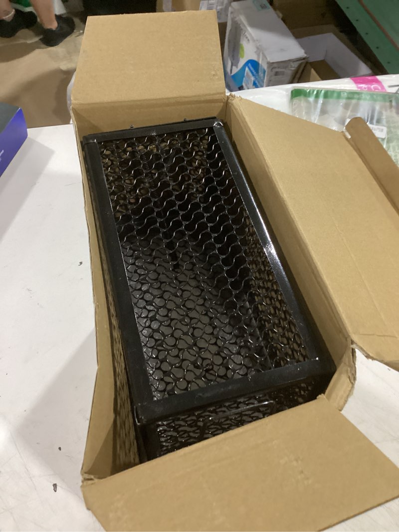 Condition photo showing Good Condition for qualirey 2 pcs humane rat trap chipmunk rodent mouse squirrel trap 9.1 x 4.5 x 4.5 inches live animal mouse voles hamsters live cage rat cage for mice easy to catch and release (black) 2 black