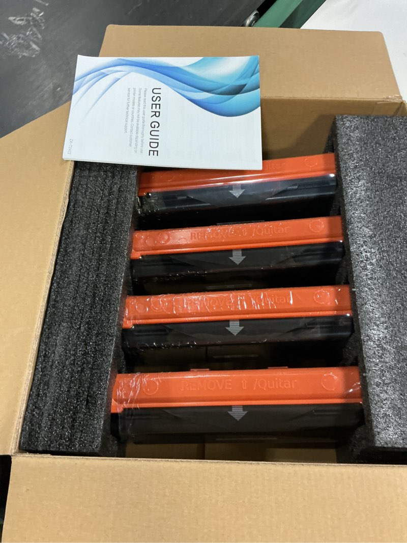 Condition photo showing New/Like New for 210x toner cartridges | compatible replacement for hp 210x w2100x w2101x w2102x w2103x 210a high-yield works with hp color pro 4201dw 4201dn mfp 4301dw 4301fdn 4301fdw printer 4-color packs set
