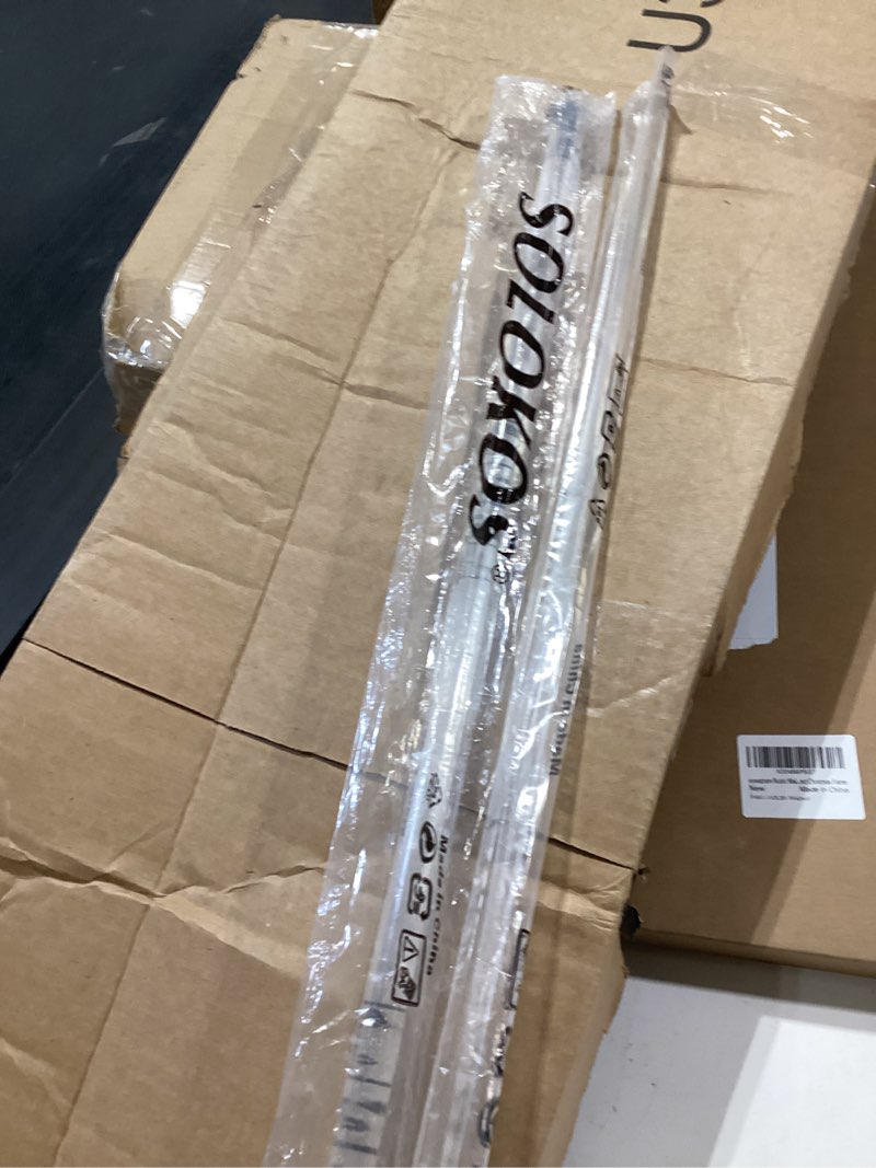 Condition photo showing Good Condition for 2 pack curtain pull rod with metal snap invisible clear curtain push wand for drapery and grommet curtains 1/2 inch wide (acrylic, 40 inch) acrylic 2 pack