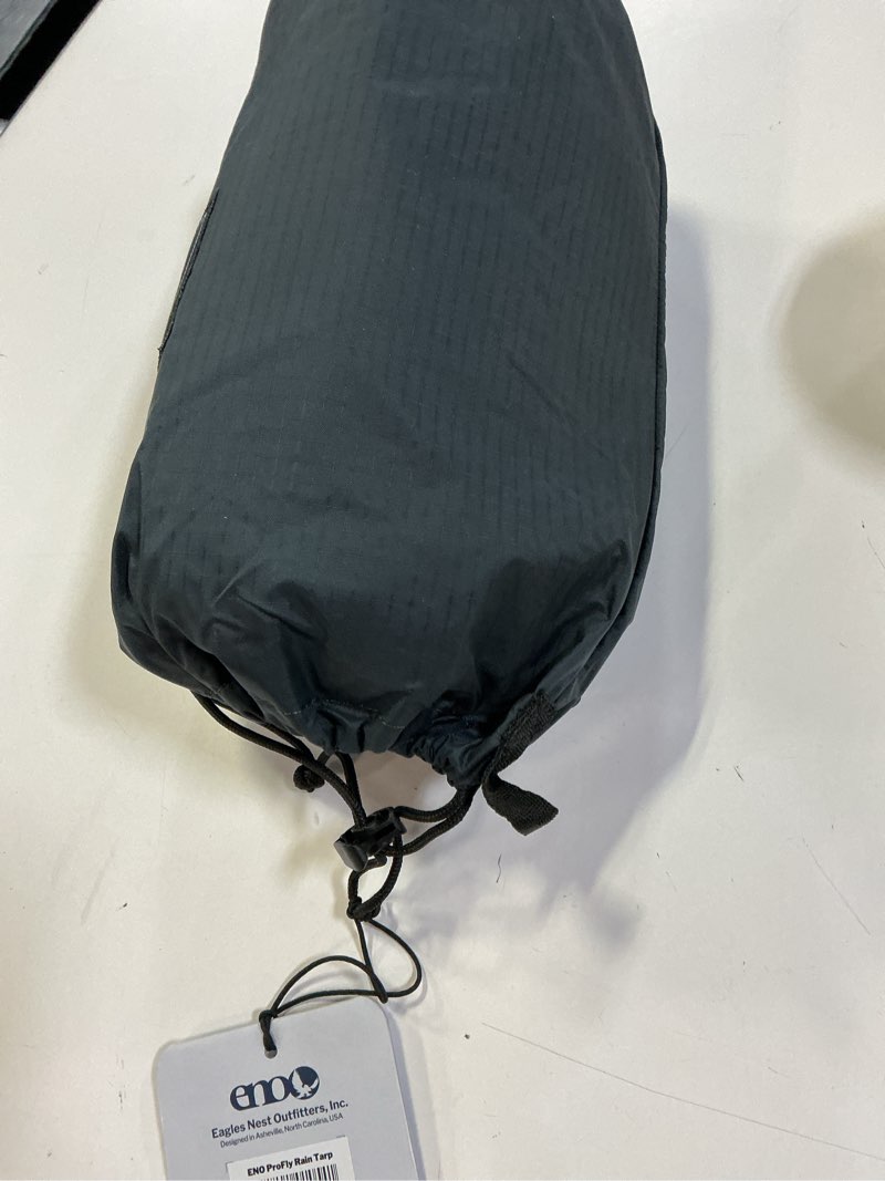 Condition photo showing Good Condition for eno, eagles nest outfitters profly rain tarp, ultralight hammock accessory, charcoal