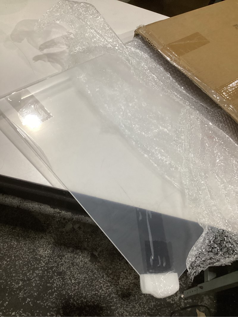 Condition photo showing Good Condition for wesiti large acrylic cutting board with lip non slip 30"l x 20"w clear cutting board chopping acrylic countertop protector cover shatter resistant for home restaurant kitchen sink stove