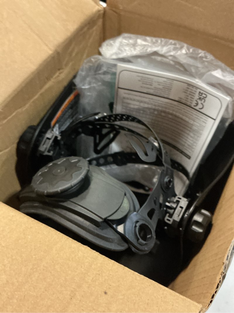 Condition photo showing Good Condition for vilsin auto darkening welding helmet, large viewing true color with side view welding hood, 180°panoramic view,5 arc sensor wide shade 3/4-8/9-14 welder mask for tig mig arc grinding plasma,black