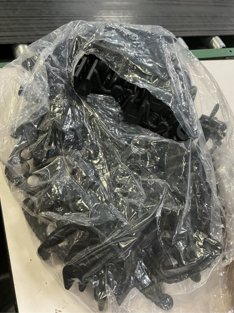 Condition photo showing As Is for 52 pack snow guards for metal roofs, ice & snow guard blocks for standing seam roofs under 1/2 inch width, includes set screws, plastic snow stops prevent ice dams & damage