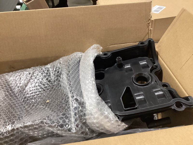 Condition photo showing Good Condition for mitzone engine valve cover set with bolts & oil cap & gaskets & spark plug tube seals & pcv valve compatible with 2003-2008 nissan 350z infiniti fx35 g35 m35 vq35de 3.5l part# 13264am600 13264am610 black (upgrade plastic)