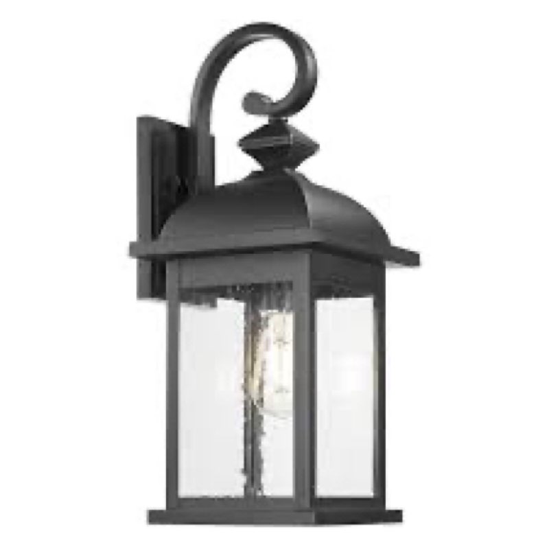 ALLGOT Exterior Wall Sconce, Outdoor Waterproof Wall Mount Light Fixture, Anti-Rust Matte Black Fini