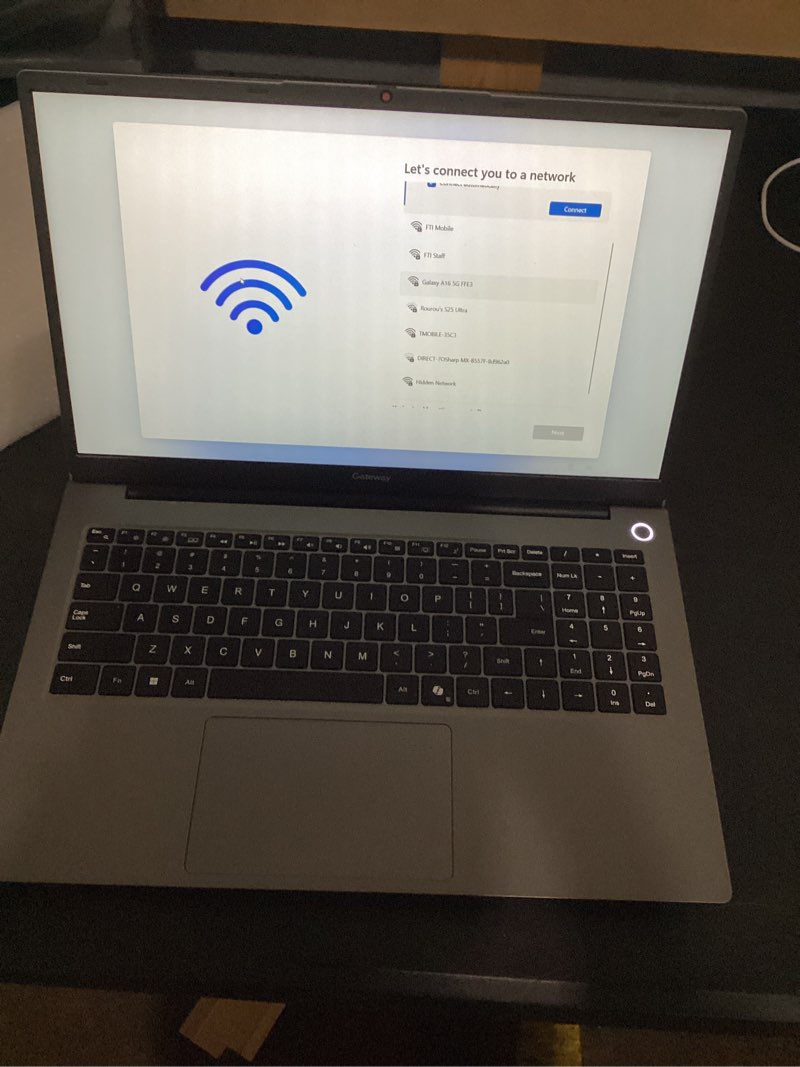 Condition photo showing New/Like New for working verified gateway 15.6\" fhd ips windows 11s laptop | intel processor | 4gb ram | 128gb ssd | 1-year m365 subscription | 2-year limited warranty