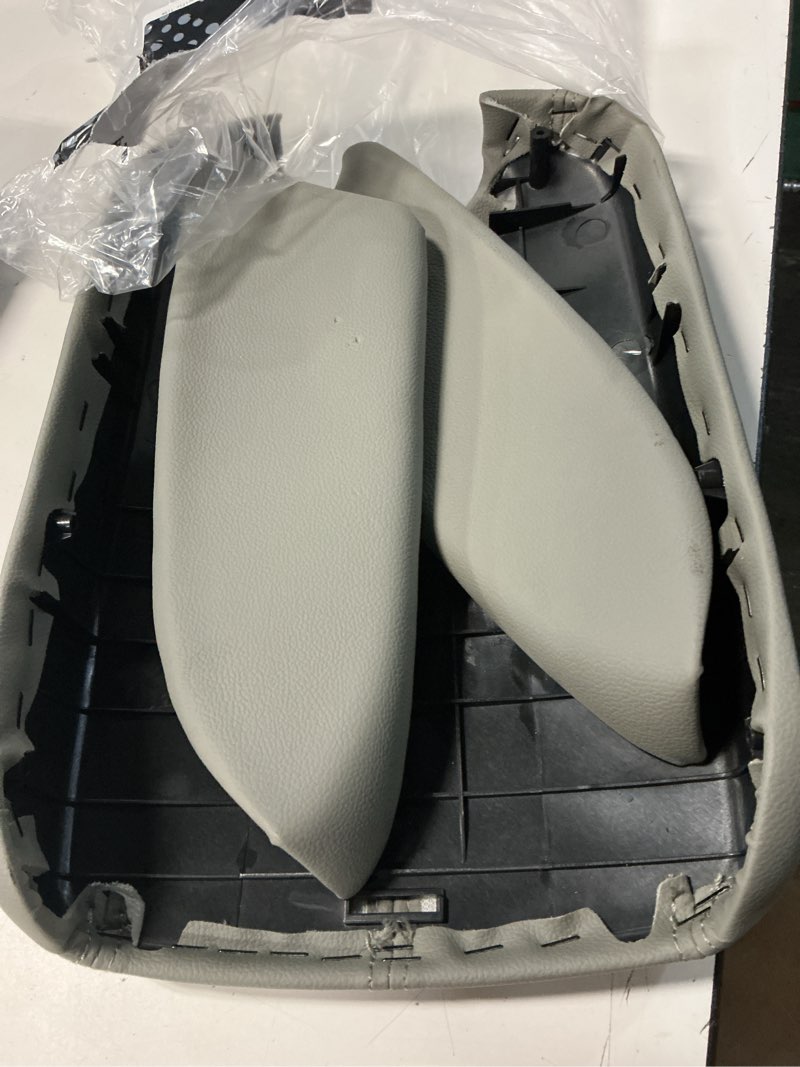 Condition photo showing Good Condition for center console armrest cover for accord 2008-2012 grey | pu leather cover | abs plastic base plate | front door armrest pads