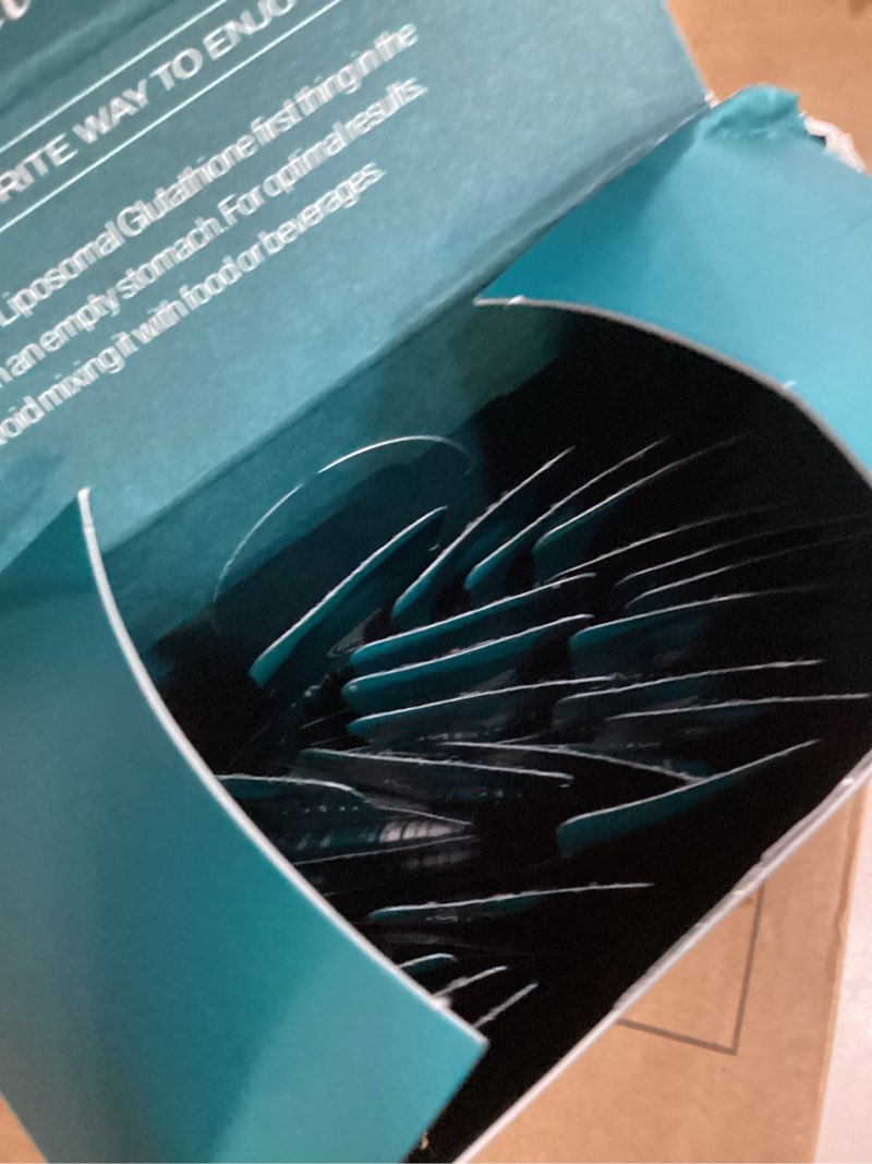Condition photo showing New/Like New for (exp 12/2026) cymbiotika - liposomal glutathione (new and improved) : box of 25 packets