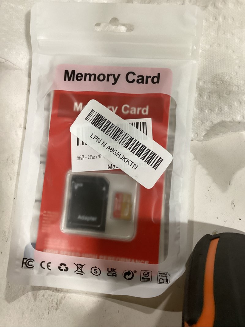 Condition photo showing Good Condition for 2 Pack TF Card 128GB with Adapter, High Speed Memory Card, UHS-I C10 A1 Memory TF Card for Tablet/Mobile Phone/Camera/Car Audio/Game Console (TF162 Red Gold 128GB)