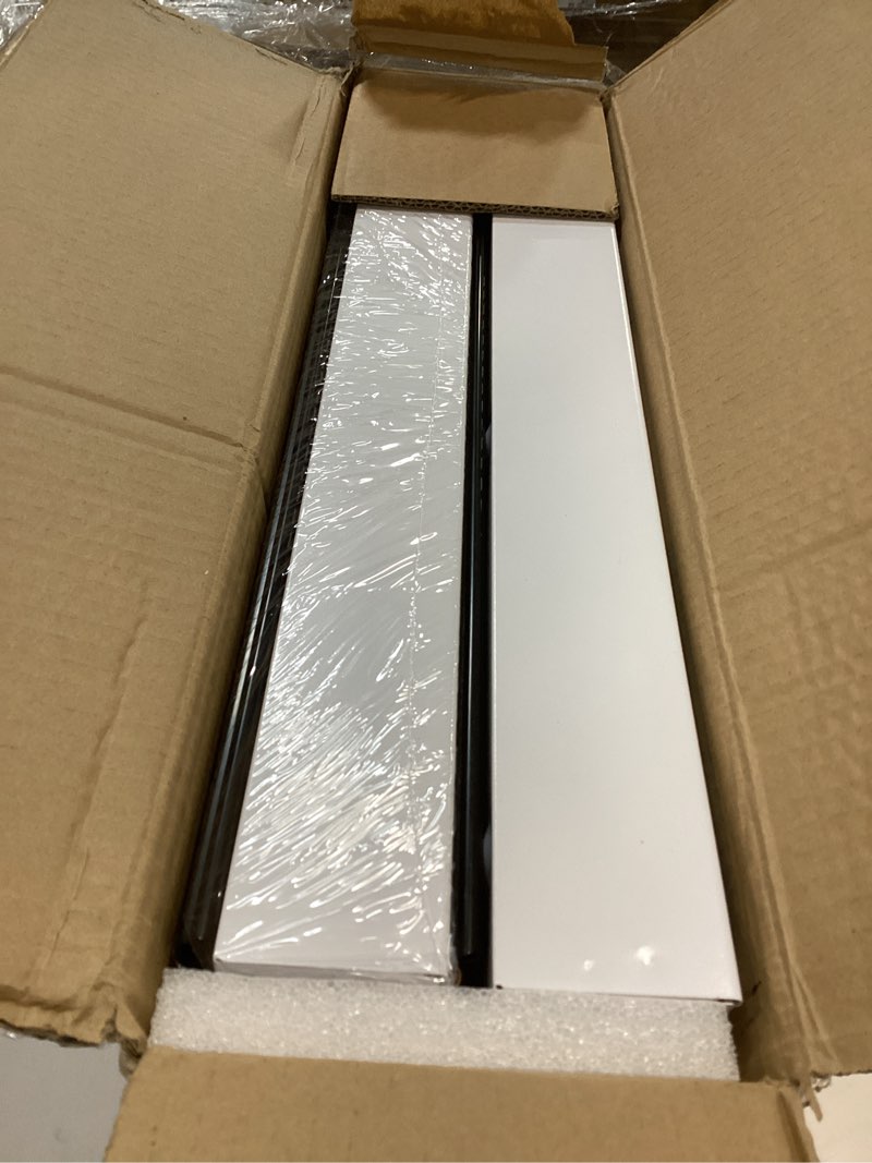 Condition photo showing New/Like New for 2Pack Expandable Pull Out Cabinet Organizer 21"Deep With Raising Pad for Framed Cabinets, Upgrade 3 Slide Rails Slide Out Drawers, Roll Out Shelves Adhesive,Adjustable Width 12.05"-20.4"White