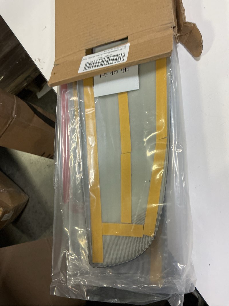 Condition photo showing Good Condition for dashboard cover wrap and front air condition vent cover for 2024 model 3 highland and 2025 model y juniper, interior decoration accessories, not for performance (matte carbon fiber pattern, 4pcs) dashboard cover & front ac vent matte carbon fiber pattern