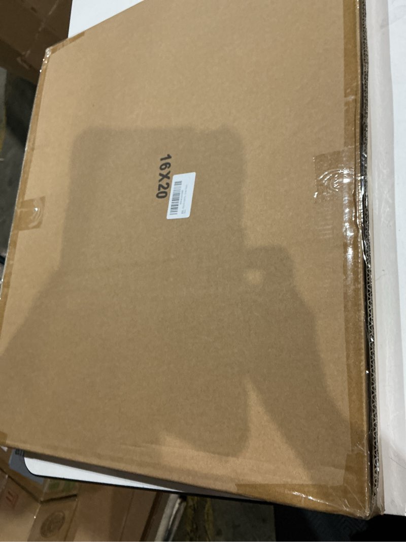 Condition photo showing Good Condition for pealsn 16x20 picture frame set of 2, display pictures 11 x 14 with mat or 16 x 20 without mat for wall mounting display, poster frames, black. black 16 x 20