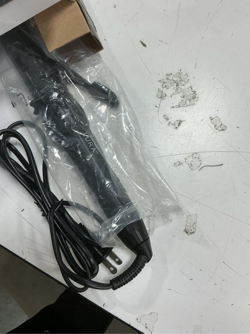 Condition photo showing Good Condition for LURA 1¼ Inch Large Barrel Curling Iron with Ceramic Tourmaline Barrel, Dual Voltage Hair Curler with 2 Heat Settings (320°F–410°F), Fast Heating Curling Wand for All Hair Types 1 1/4-Inch