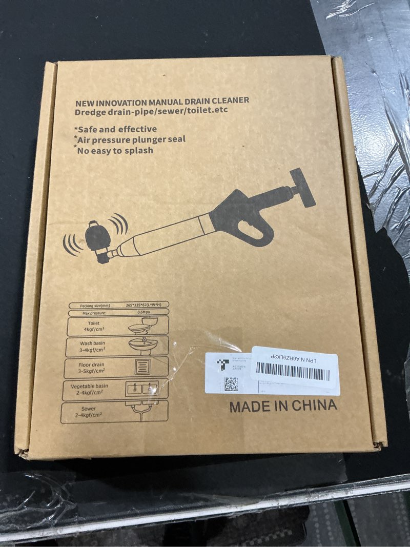 Condition photo showing Good Condition for Mieaoll Toilet Plunger, High Pressure Toilet Plunger,Toilet Auger Air Drain Blaster with Real-Time, 