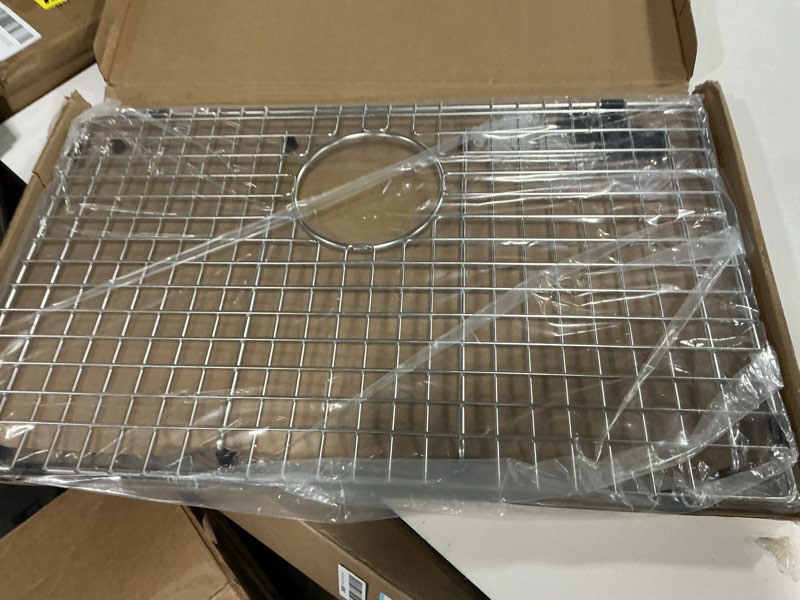 Condition photo showing New/Like New for Serene Valley Sink Bottom Grid 23\" X 14-1/2\", Rear Drain with Corner Radius 3/8\", Sink Protector SVH2315R