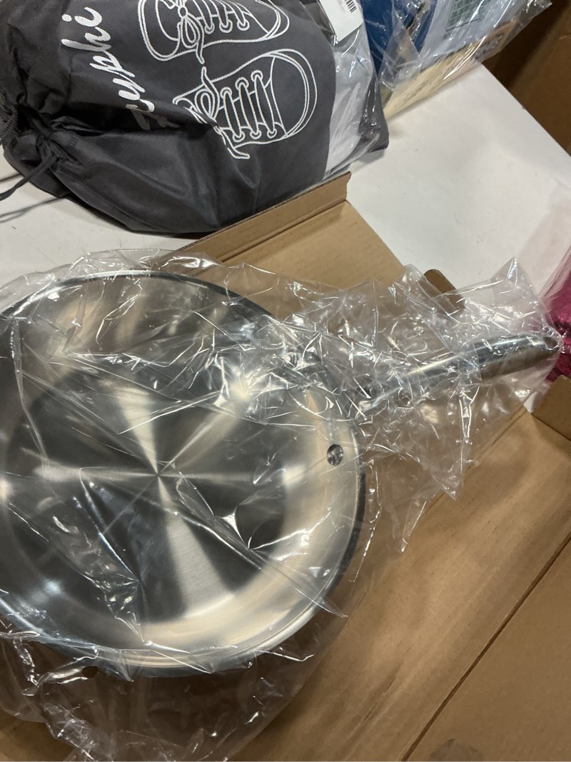 Condition photo showing Good Condition for Verel Stainless Steel Frying Pan - 10 Inch Fry Skillet Stainless Steel Pan, Dishwasher and Oven Safe Cookware