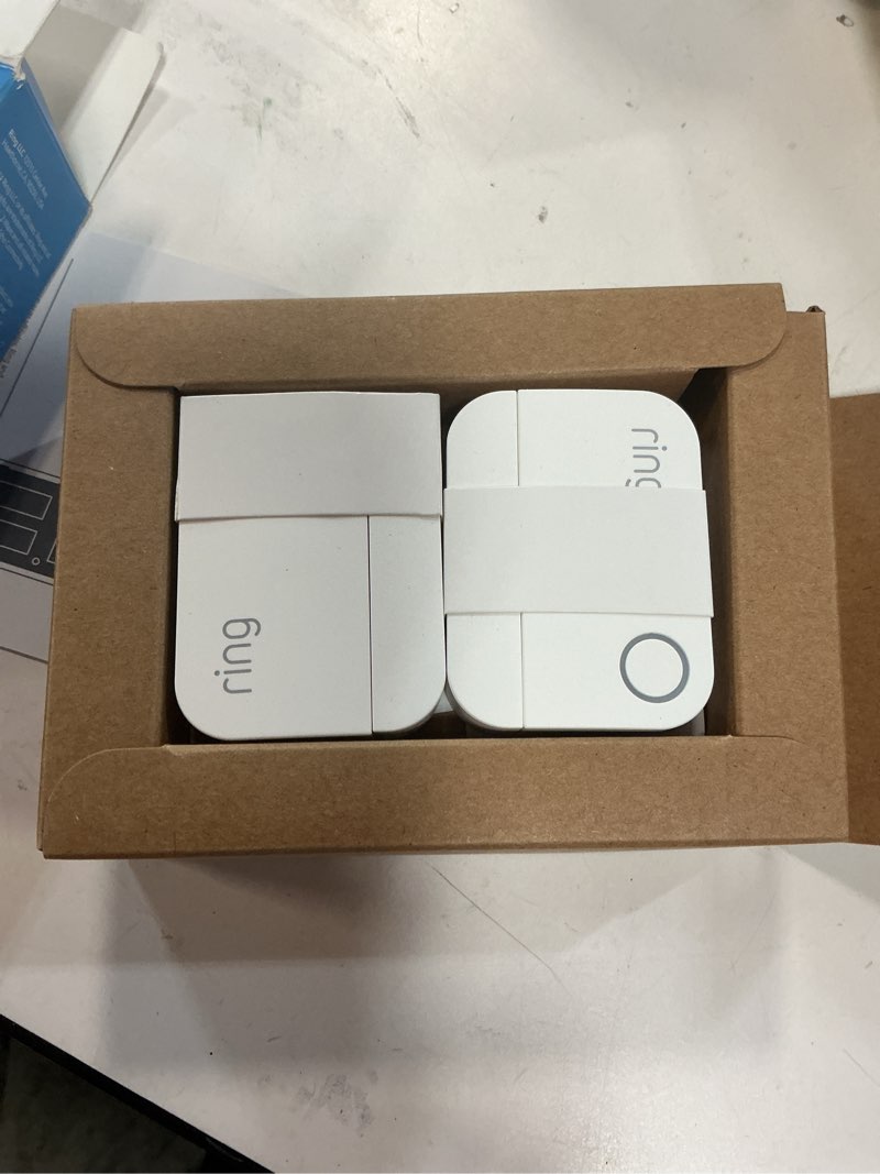 Condition photo showing Good Condition for ring alarm contact sensor 2-pack - 2nd gen | instant window & door alerts | approximately 3-year battery life | slim design | easy installation | base station required 2-pack contact sensor