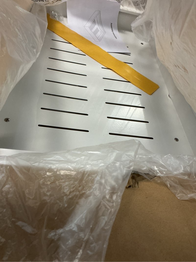 Condition photo showing Good Condition for pull out cabinet organizer, 21"deep, heavy duty full-extension slide out drawers for kitchen cabinets with nano adhesive, roll out shelf sliding cabinet for pots, bathroom, pantry, under sink, white white 13.8"wide-21"deep (1pack?