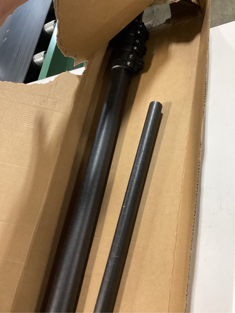 Condition photo showing Good Condition for DOBEN Carbon Fiber Snow Roof Rake, 4.7-24FT Extendable Pole, EVA Foam Roof-Safe Head for Gentle Snow Removal, for Roofs, Solar Panels, RVs & Cars