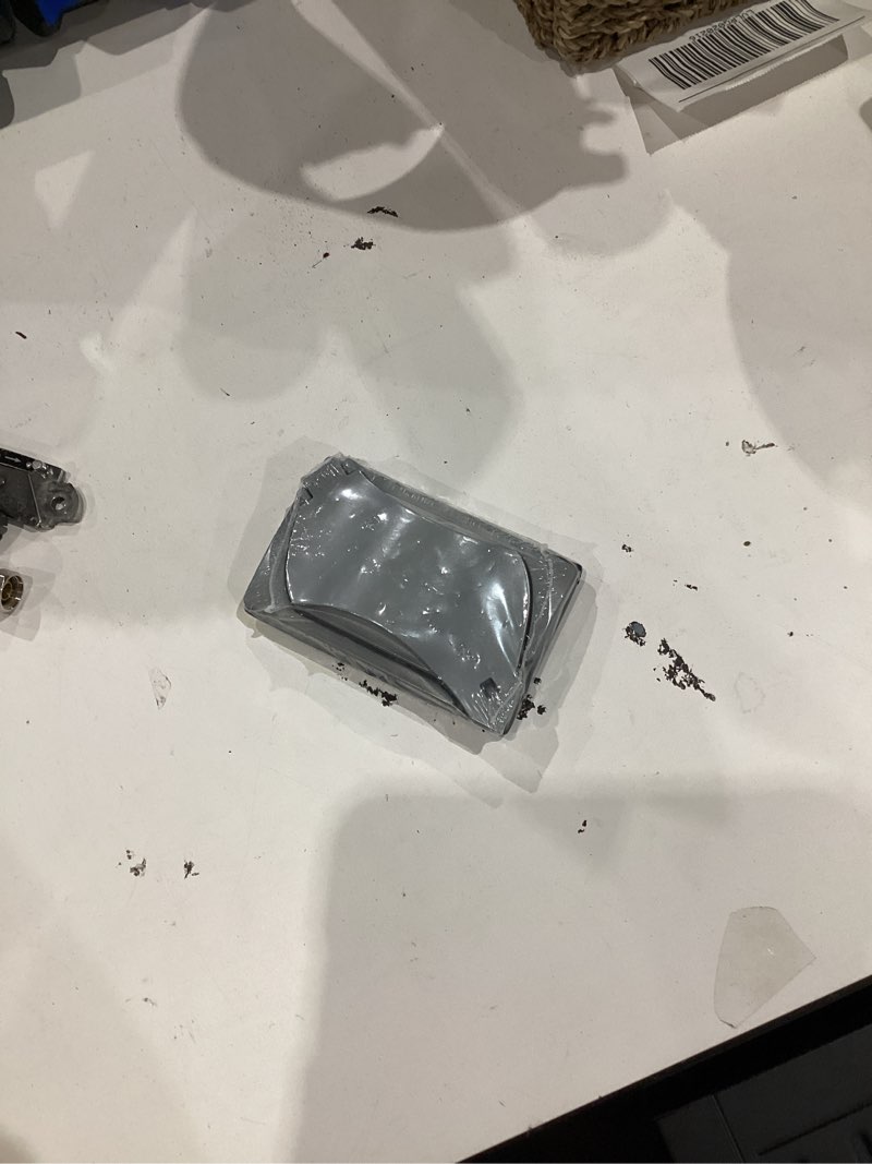 Condition photo showing New/Like New for sigma engineered solutions rectangle die-cast metal 1 gang 4.57 in. h x 2.81 in. w universal cover
