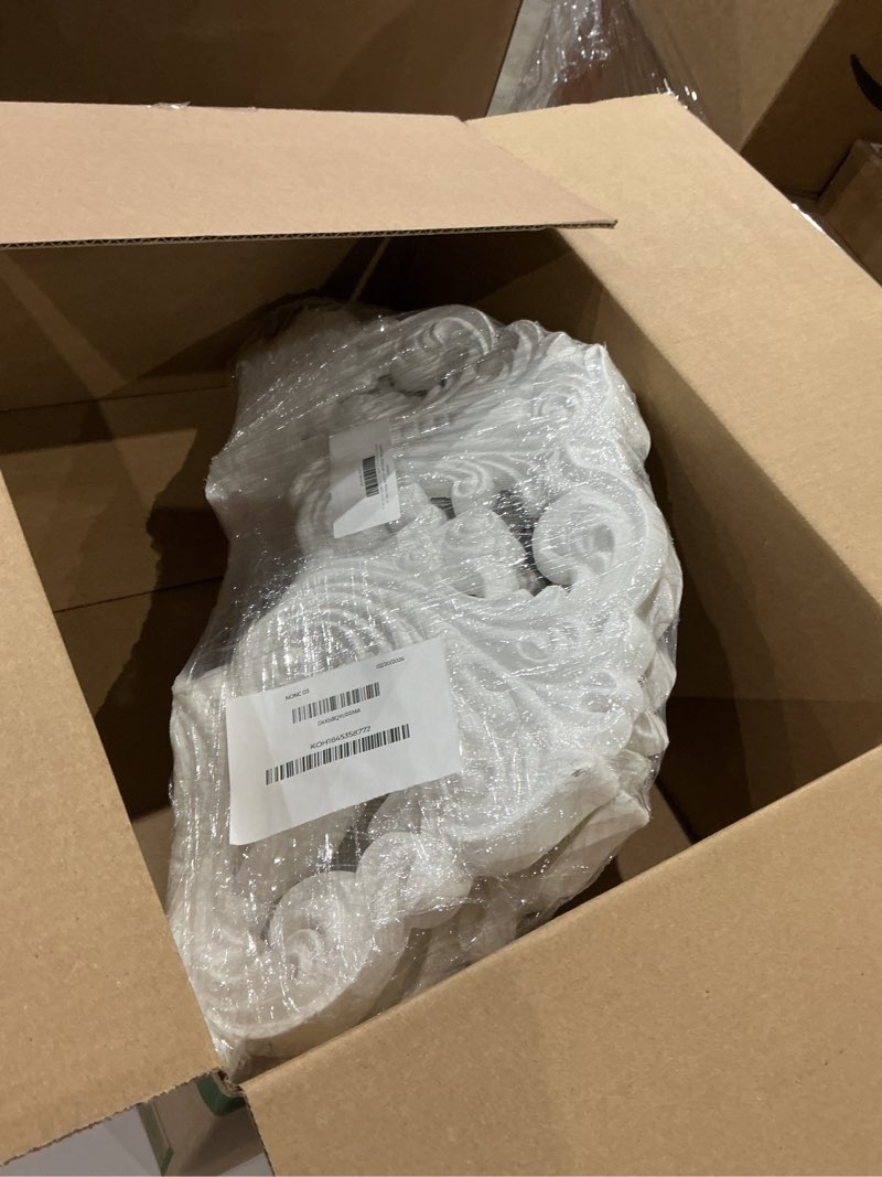 Condition photo showing Good Condition for ekena millwork cm19or2 19 5/8"od x 4 3/4"id x 1 3/4"p orrington ceiling medallion, fits canopies up to 4-3/4", 2 piece split