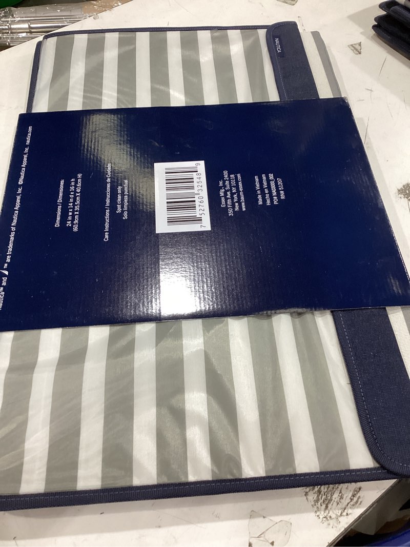 Condition photo showing Good Condition for nautica - laundry basket, large foldable hamper & storage bin with lid, closet organizers, home esse