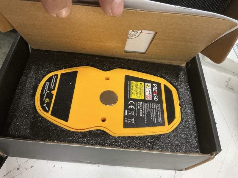 Condition photo showing Good Condition for PREXISO 2-in-1 Rechargeable Cross Line Laser Level with Magnetic Stud Finder, Compact Line Lasers with LED Bubble Vials for Accurate Marking, Stud Detector Wall Scanners for Hanging Frames & Pictures