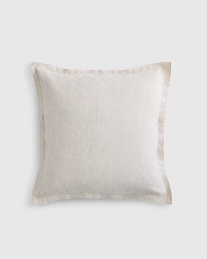 quince european linen euro sham 1 pillowcase natural chambray 26 in x 26 in 