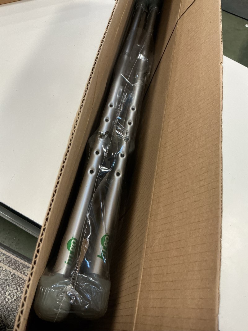 Condition photo showing Good Condition for Hugo Mobility 721-790 Adjustable Aluminum Crutches for Walking, Youth Size Accomodates User Heights 