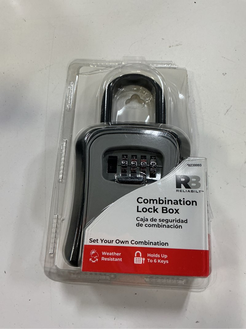 Condition photo showing Good Condition for reliabilt combination lock box