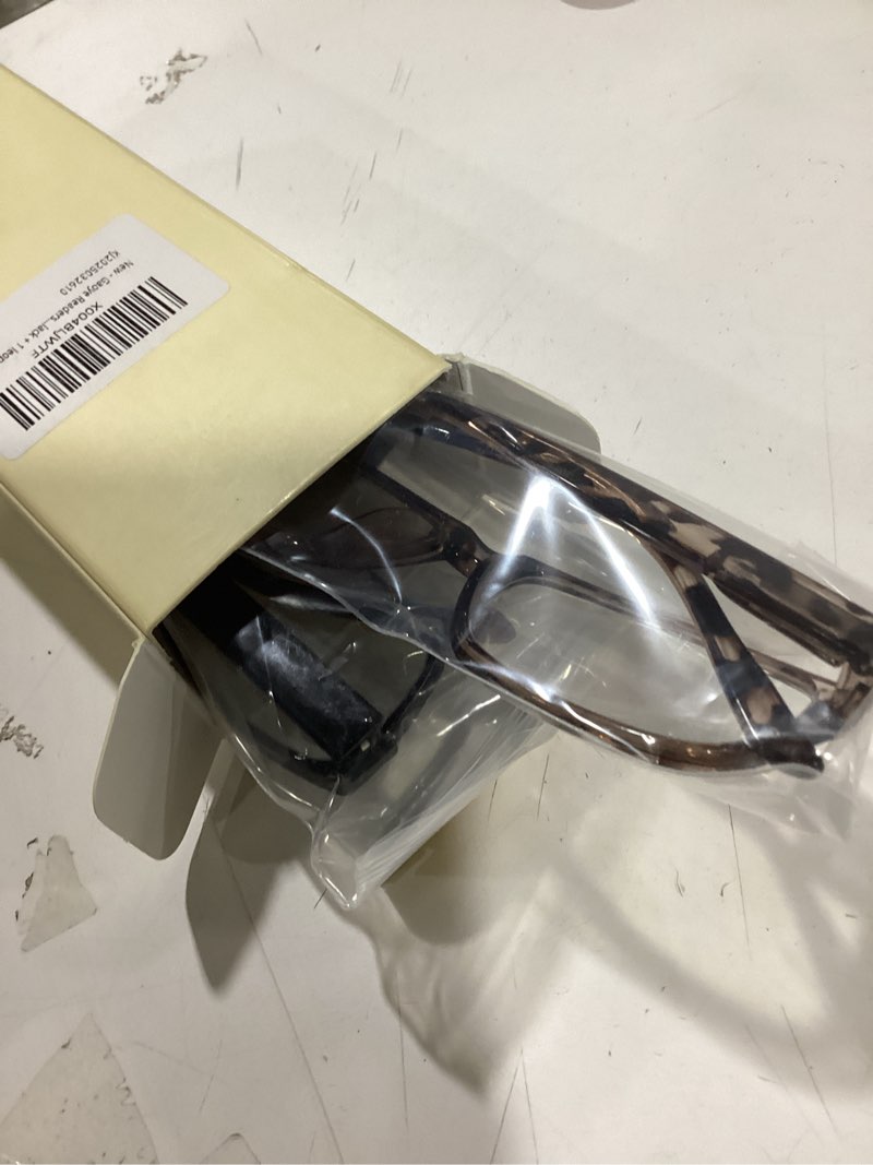Condition photo showing Good Condition for gaoye +1.0 2-pack of reading glasses - blue-light filter, uv protection - readers with rectangle frames 1 black + 1 leoparde 1.0 x