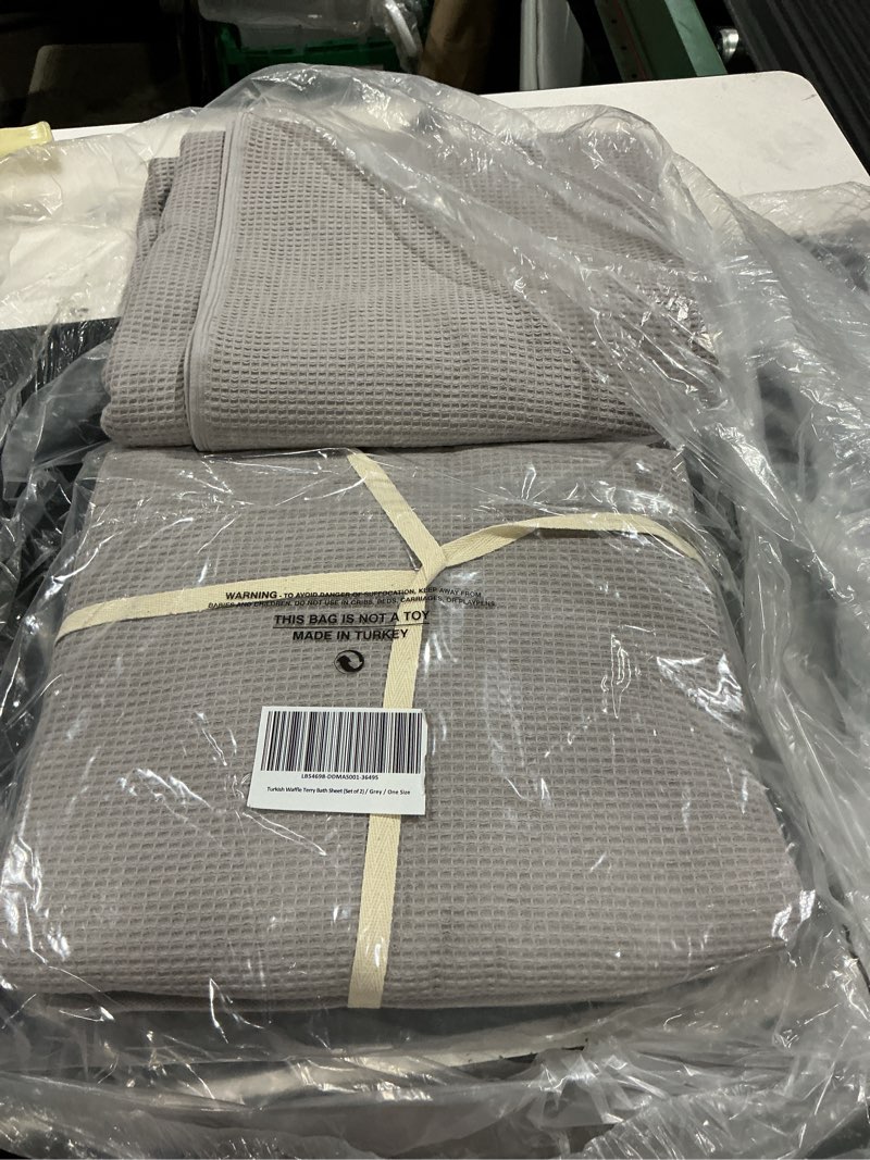 Condition photo showing Good Condition for quince turkish waffle terry bath towel (set of 2)