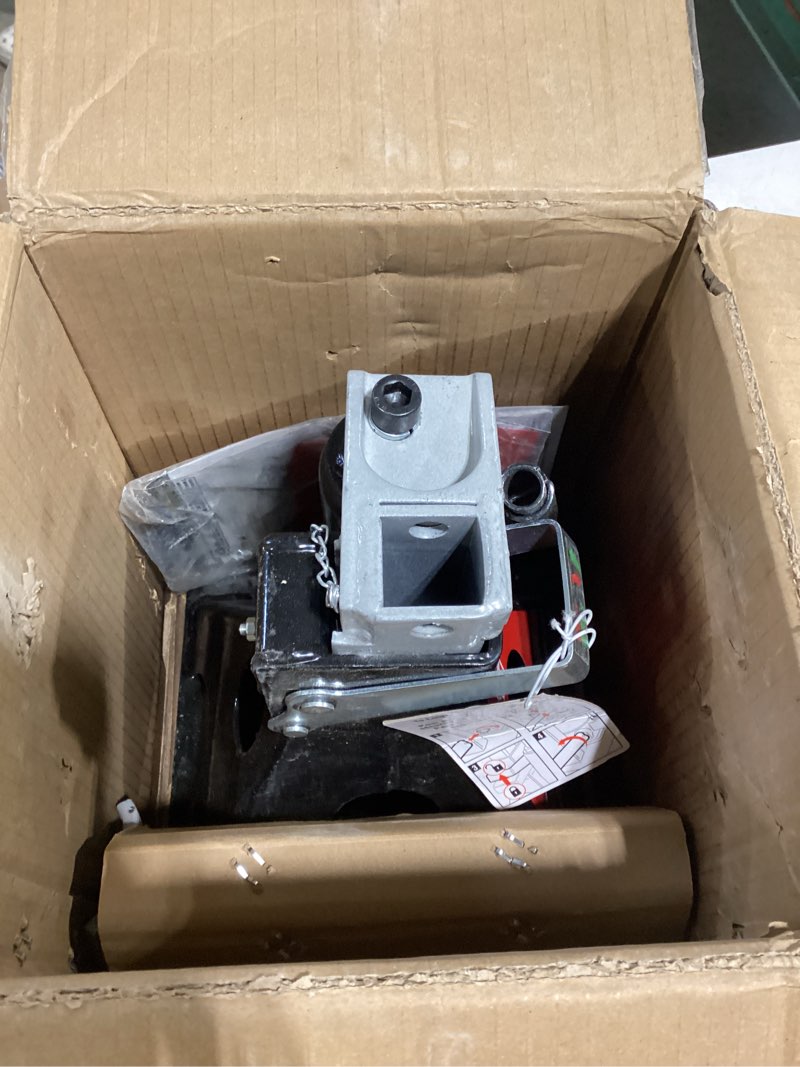 Condition photo showing As Is for powerbuilt 3 ton, bottle jack and jack stands in one, 6000 pound all-in-one car lift, heavy duty vehicle unijack, 640912