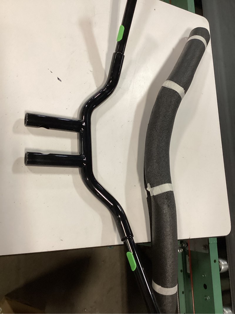 Condition photo showing Good Condition for black, t-bar style motorcycle handlebars