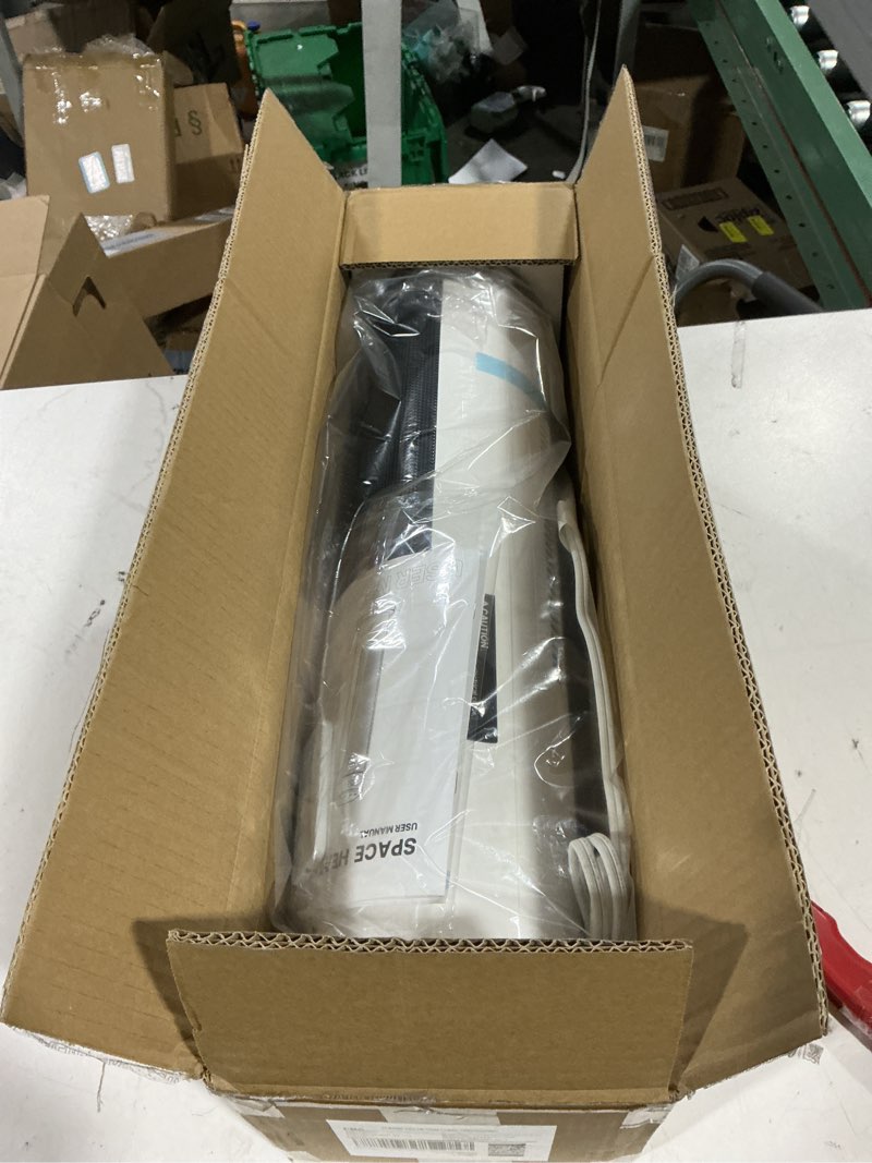 Condition photo showing Good Condition for flanur space heaters for indoor use large room, 1500w portable electric heater with remote, 5 modes, safety protection & child lock, 12h timer, oscillation heater for bedroom home office white 1pack