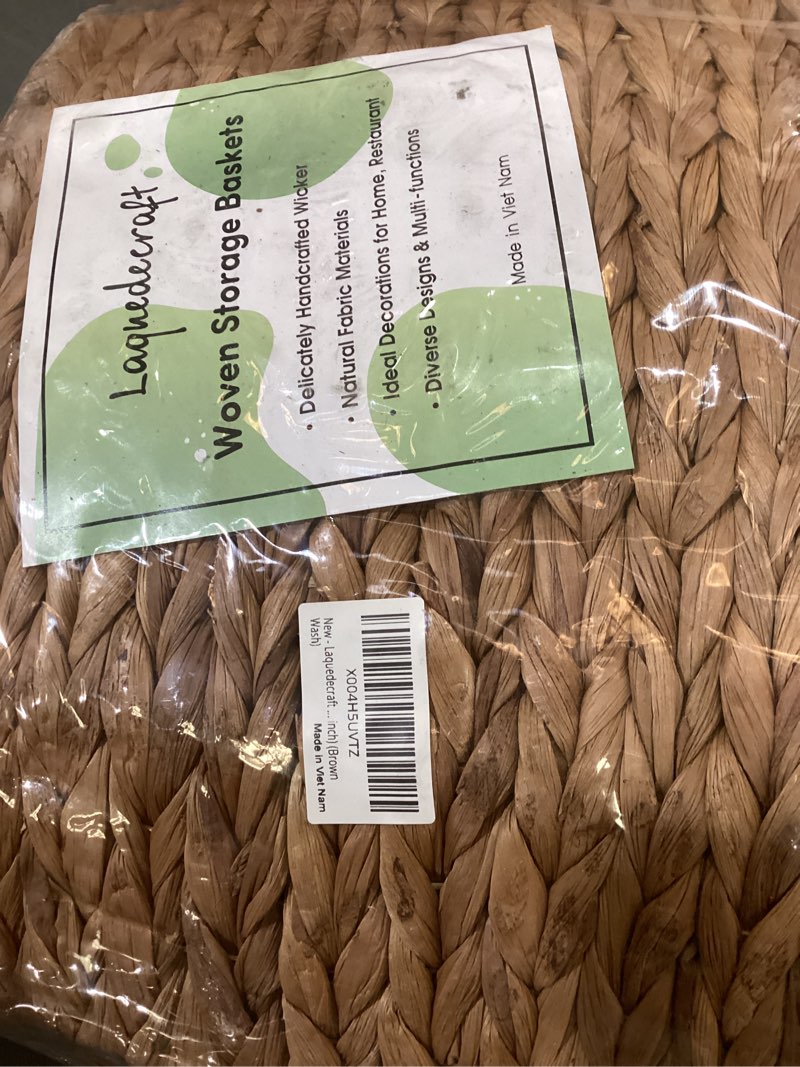 Condition photo showing Good Condition for lagnedecaft woven storage baskets