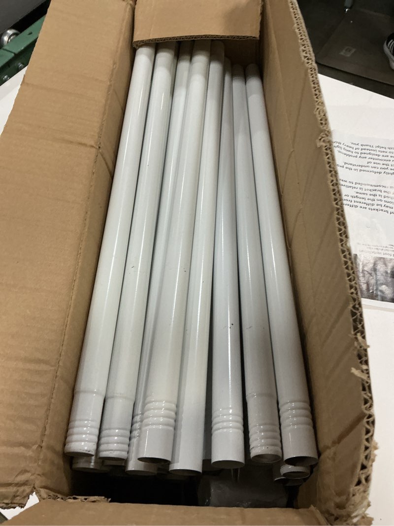 Condition photo showing Good Condition for AIKASY Premium Canopy Bed Frame Post for Full Size Beds, Enhanced Metal Poles, Four Corner Bed Brackets, Ideal for Metal and Wood Bed Frames, Bedroom Decor Upgrade ?White, Full? White Full