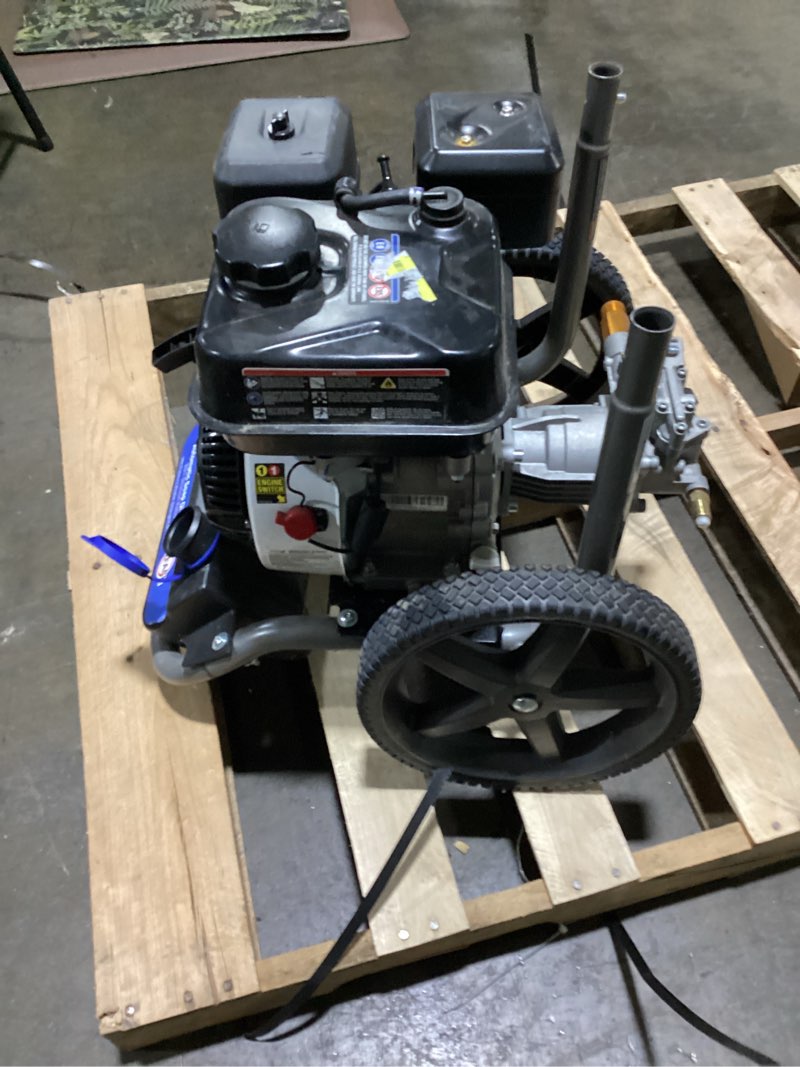 Condition photo showing As Is for power washer (parts only)