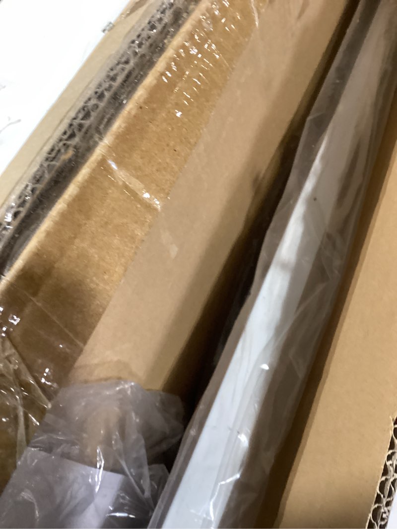 Condition photo showing New/Like New for sswbasics adjustable white costumer stand – single arm clothes rack - retail clothing and garment display stand – ideal for showcasing hanging items in thrift shops, boutiques and retail stores