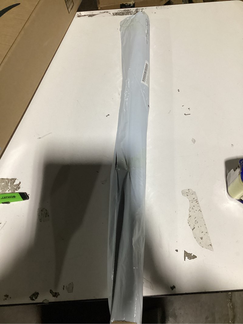 Condition photo showing New/Like New for uxcell Tension Curtain Rod, Adjustable 32 to 59 inches, 0.75" Dia White Spring Tension Rod No Drilling Expandable Tension Rod for Doorway, Kitchen 32-59 inch