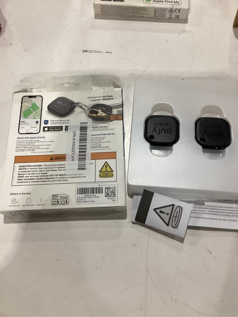 Condition photo showing As Is for not tested eufy smart tracker