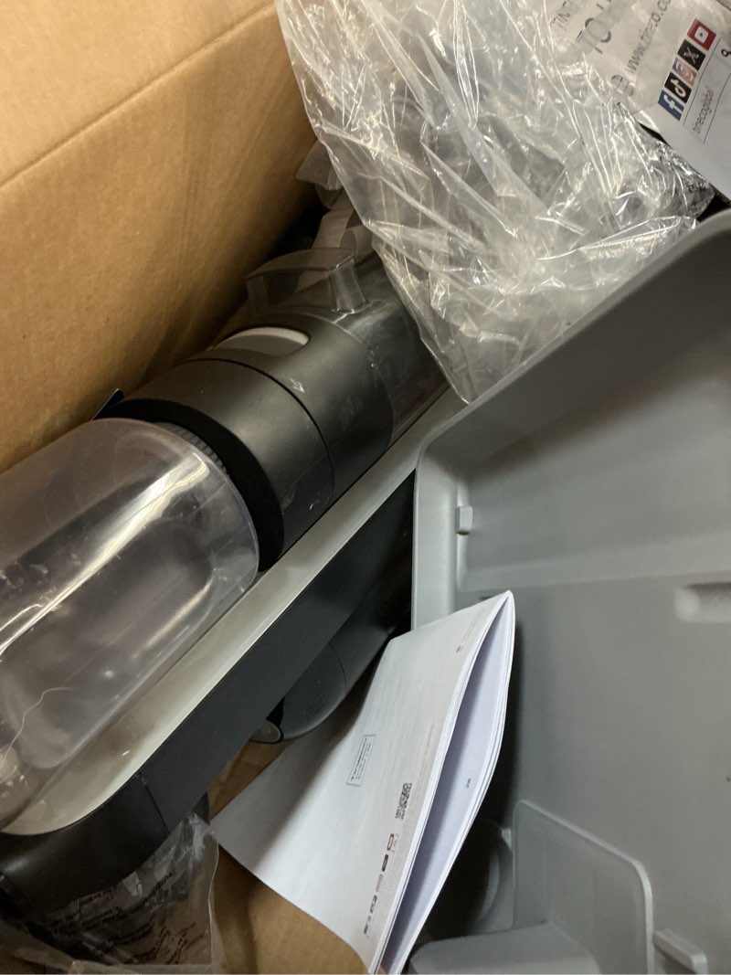 Condition photo showing As Is for tineco litevak wash pro cordless vacuum and mop for hard floors, self-cleaning, xl tanks