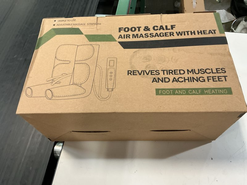 Condition photo showing New/Like New for muchoo foot & calf air massager with heat