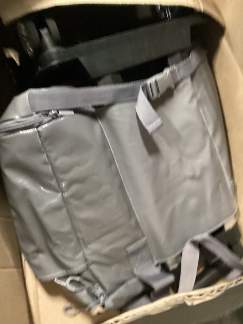 Condition photo showing Good Condition for bagsmart rolling duffle bag with wheels, travel duffel luggage bag for women, water repellent heavy duty for travel camp, grey, medium, 48l grey medium 48l
