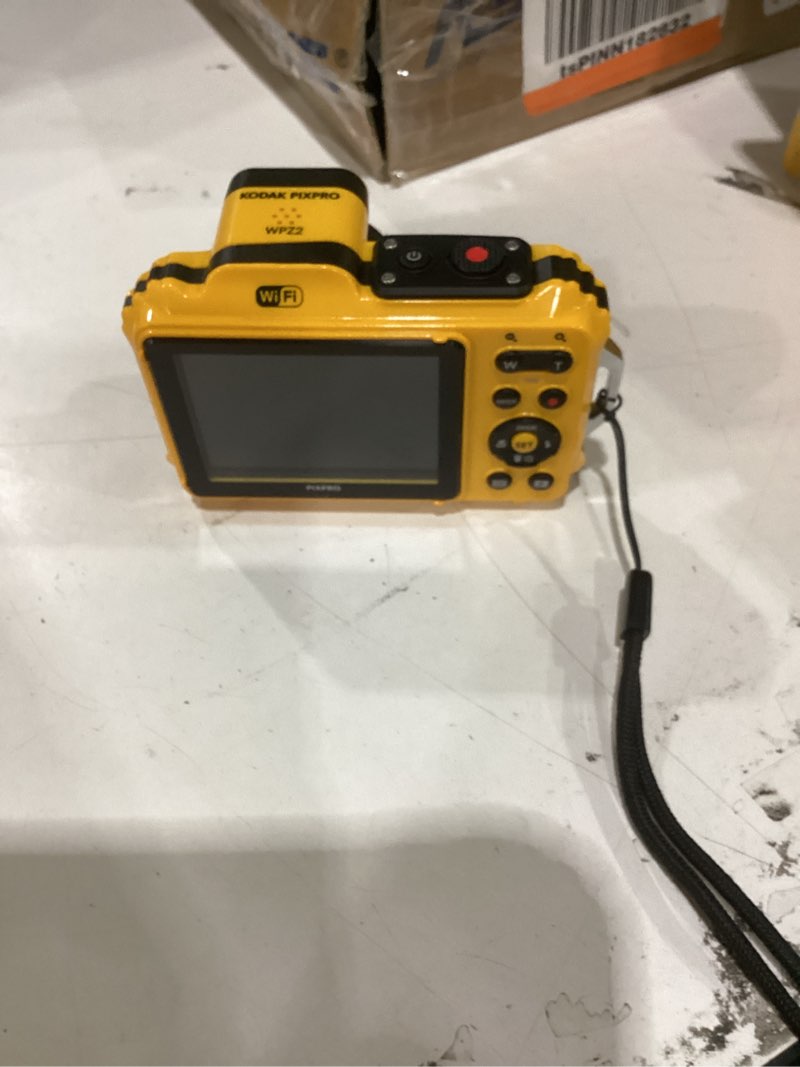 Condition photo showing As Is for KODAK PIXPRO WPZ2 Rugged Waterproof Shockproof Dustproof WiFi Digital Camera 16MP 4X Optical Zoom 1080P Full HD Video Vlogging Camera 2.7" LCD (Yellow)