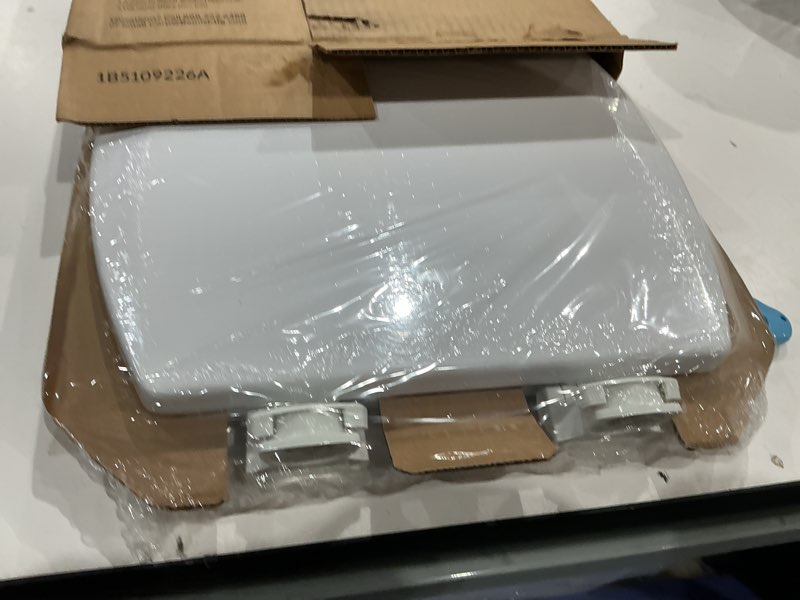 Condition photo showing New/Like New for bemis 1500ec 390 lift-off wood elongated toilet seat, cotton white (pack of 1) elongated basic